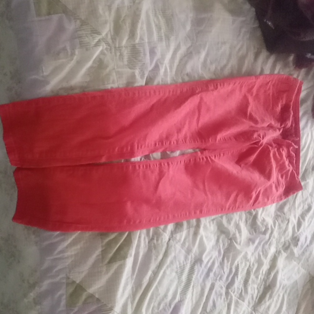 LA idol bright orange skinny jeans size 7